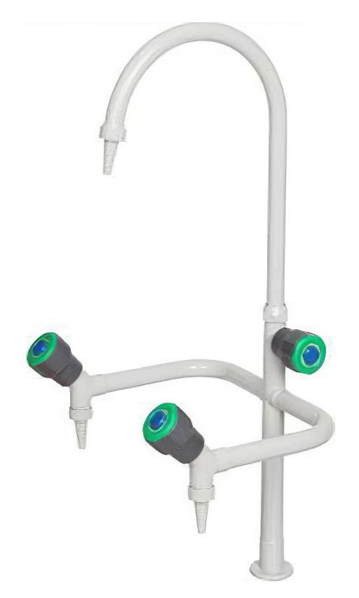 臺(tái)式三口鵝頸水龍頭