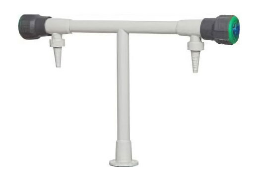 臺(tái)式T型雙口水龍頭